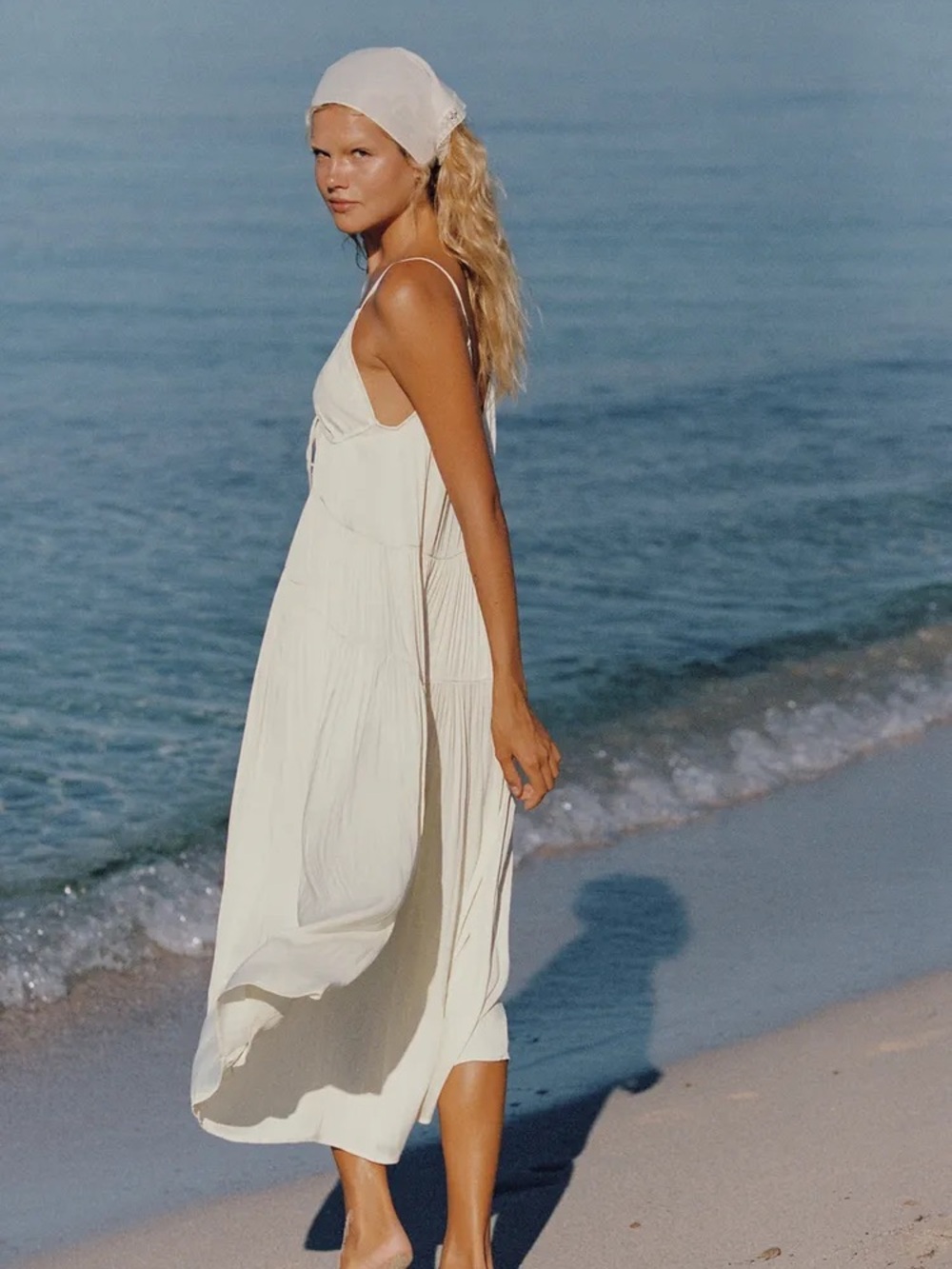 Lightweight Yellow Maxi Sundress - Picture 3 of 8